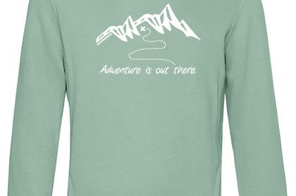 MQ ADVENTURE IS OUT THERE - Organic Hoodie Unisex - grün