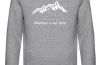 MQ ADVENTURE IS OUT THERE - Organic Hoodie Unisex - grau